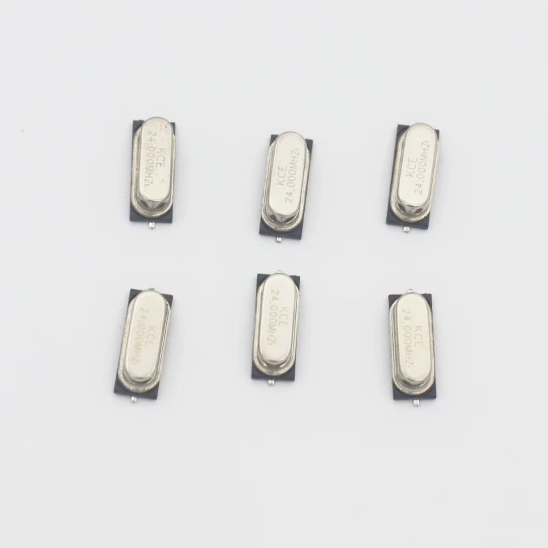 Hot sale crystal oscillator resonators SMD HC-49US 24MHZ 20PF high quality passive components