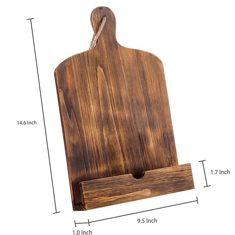 Customized Wholesale Cookbook Stand Recipe Book Holder for Countertop Display