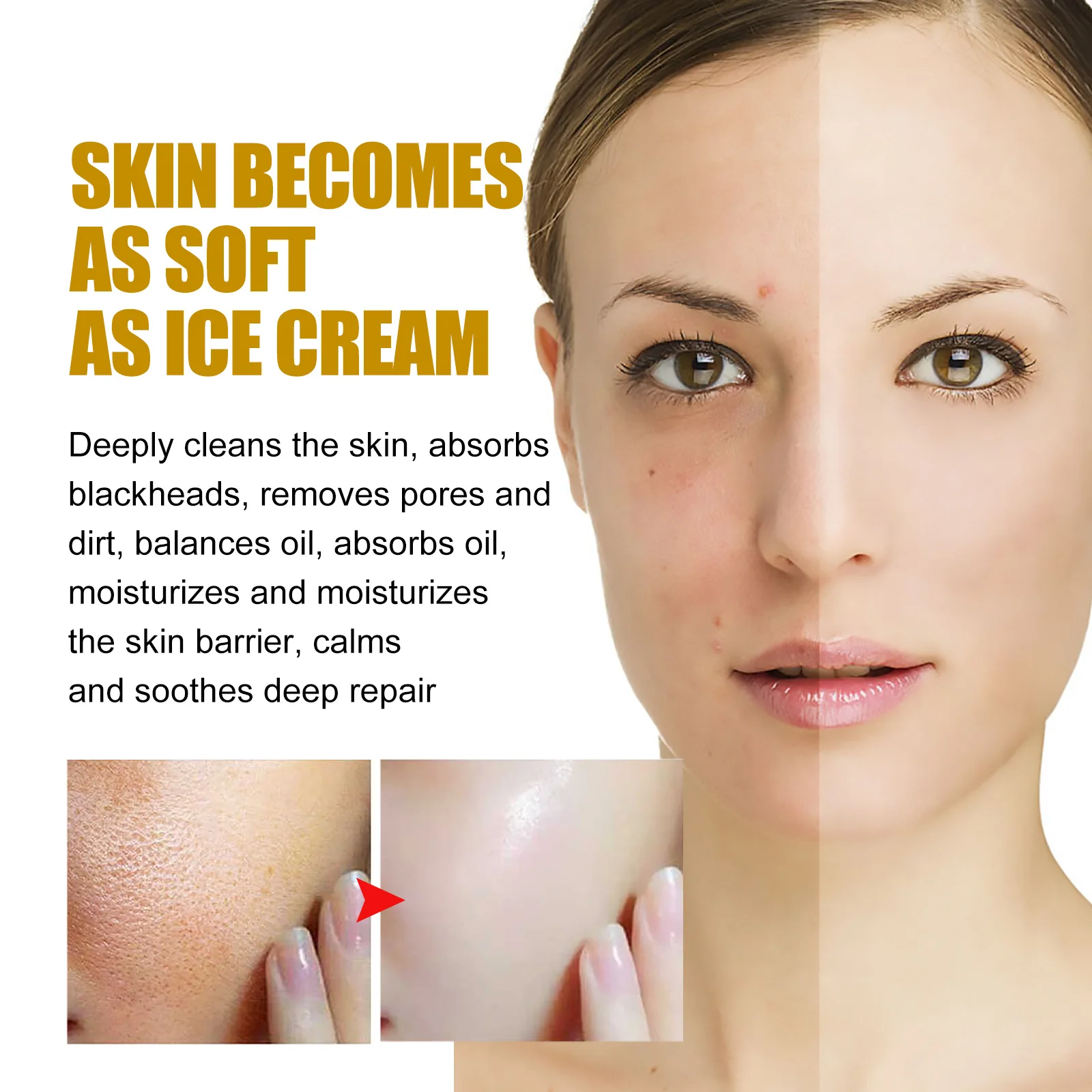 Private Label Face Skin Brighten Blackhead Removal Anti Acne Organic Turmeric Clay Mask - Buy Bentonite Clay Mask Tumeric Clay M