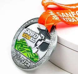 High Quality Sublimation Zinc Alloy Metal Custom Medal Sports Medal Factory Wholesale