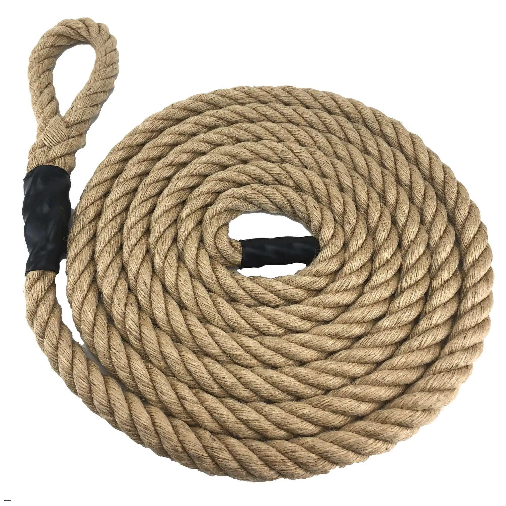 Factory heavy fitness 9m 12m 15m 38mm 50mm battle ropes for exercise gym hemp rope climbing rope