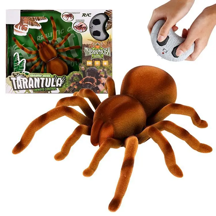MERRYCOO High Quality Infrared Remote Control Rc Insect Toy Realistic Plastic Radio Control Spider Animal Thriller Toys For Kids