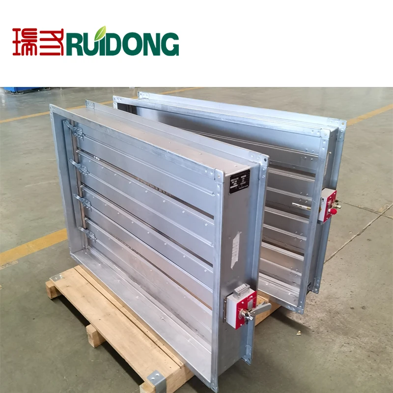 Galvanized Sheet Motorized fire Damper or motorized fire damper for air duct