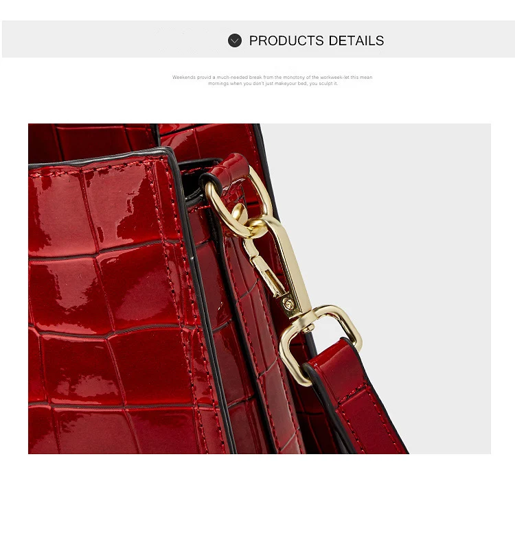 Designer  fashion wholesale vegan pu bags tote bag  and  crocodile grain shoulder  handbags and satchel bags for woman