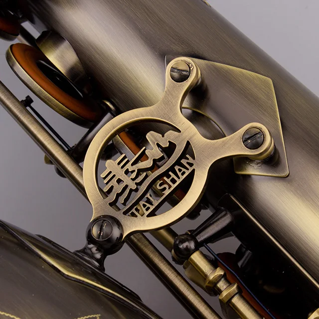 Bb Tone Wholesale Antique Bronze Tenor Saxophone with Brass Body