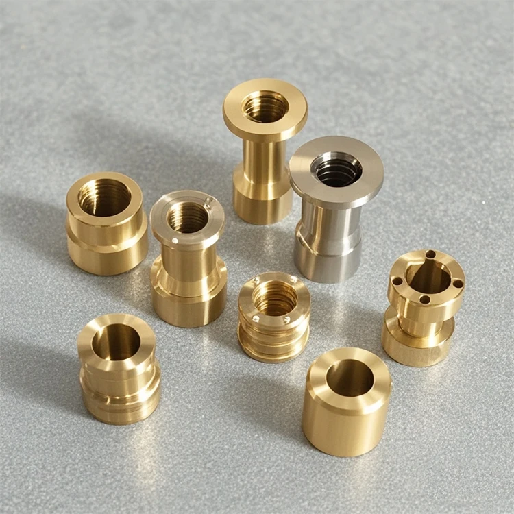 Dongguan Supplier of Aluminum Titanium Machining Services OEM Precision Metal Turning 3D Drilling Model Brass Customizable