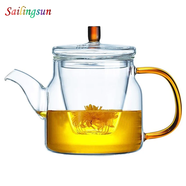 dishwasher safe japanese style pyrex cooking thermo glass fruit tea pot