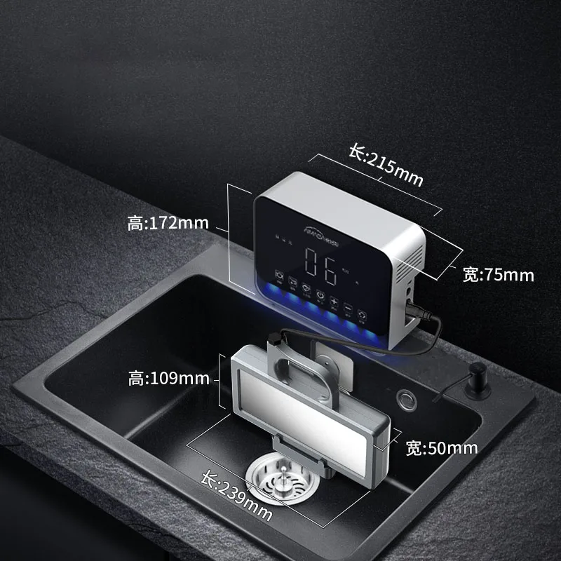 Горячая Распродажа, большая мощность 400 Вт, Настольная посудомоечная машина, умная ультразвуковая посудомоечная машина с таймером