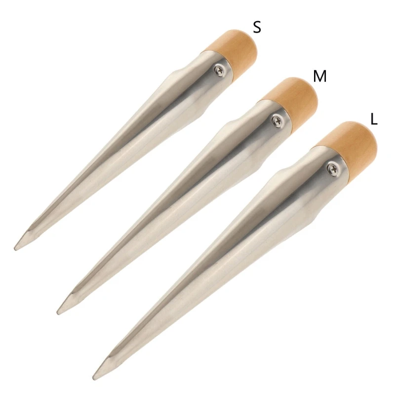 170/280/390mm Durable Stainless Steel Rope Splicing Spike with plastic Handle Universal Marine Hardware Supplies