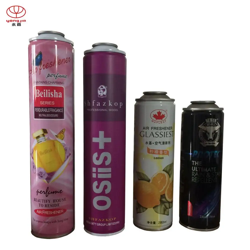 OEM Printing Empty Aerosol Tin Can for Home Air Freshener tin aerosol bottle