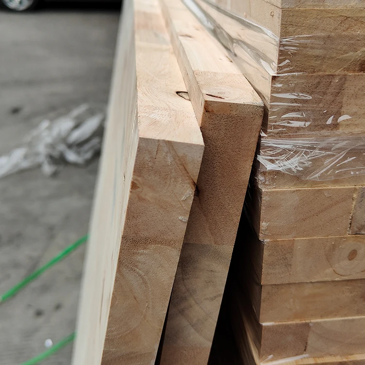 Rubber Wood Solid Wood Hevea Timber Finger Joint Board For Indoor