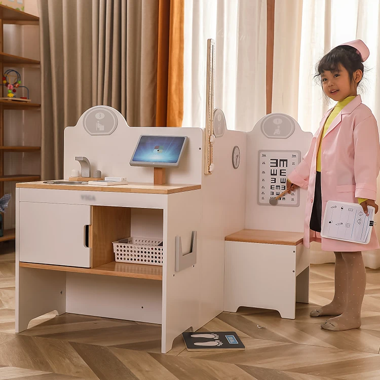 2021 г., детский деревянный комплект для ролевых врачей, игрушка для детей