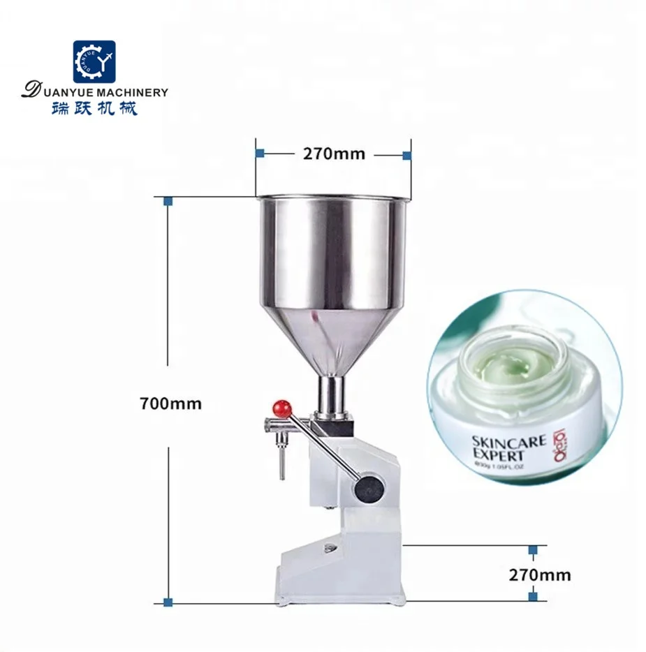 Bottle Filling Machine 5-50ml Manual Liquid Filling Machine Shampoo Cosmetic Filling Machine