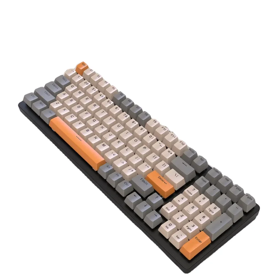 BT three mode hot swap mechanical keyboard 100 key gaming esports custom mechanical keyboard new product
