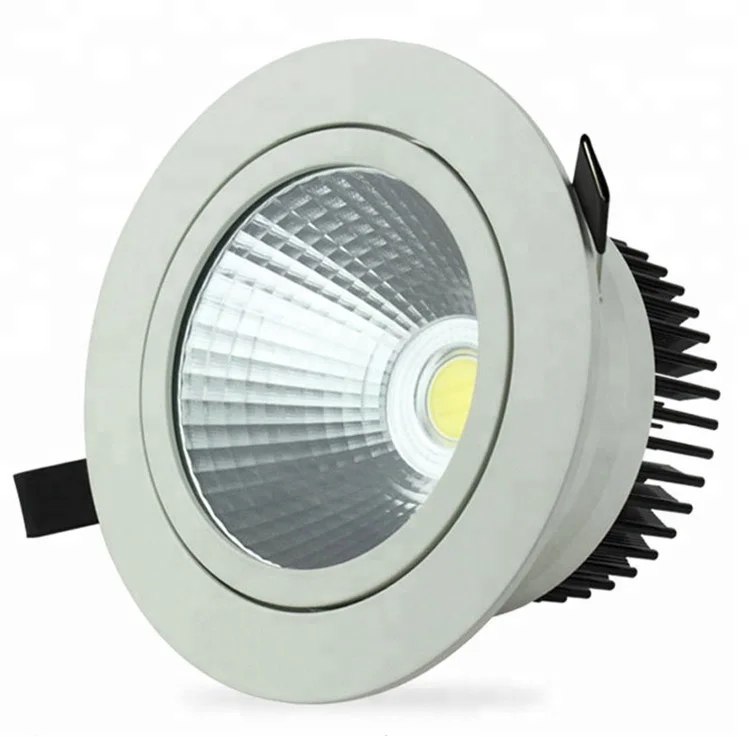 
3W 5w 7w 10w warm white pure white led cob recessed module downlight mounted spot adjustable dimmable driverless downlight 