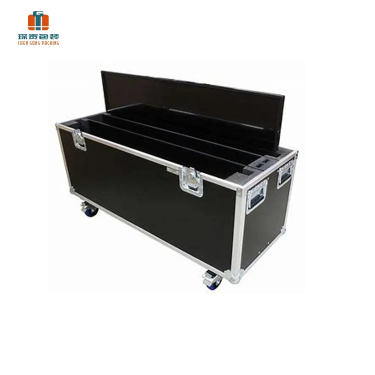 Shockproof Waterproof Road Case Plasma Screen transportation 55 inch tv flight Case