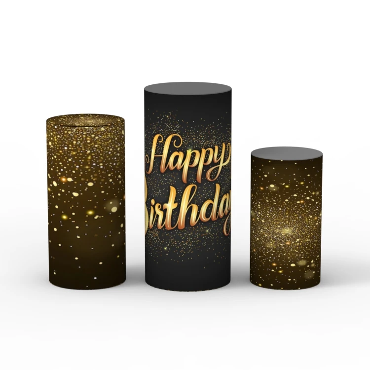 Popular Wholesale Metal Aluminum OEM ODM Cake Stand Set Round Circle Backdrop For Dessert Table