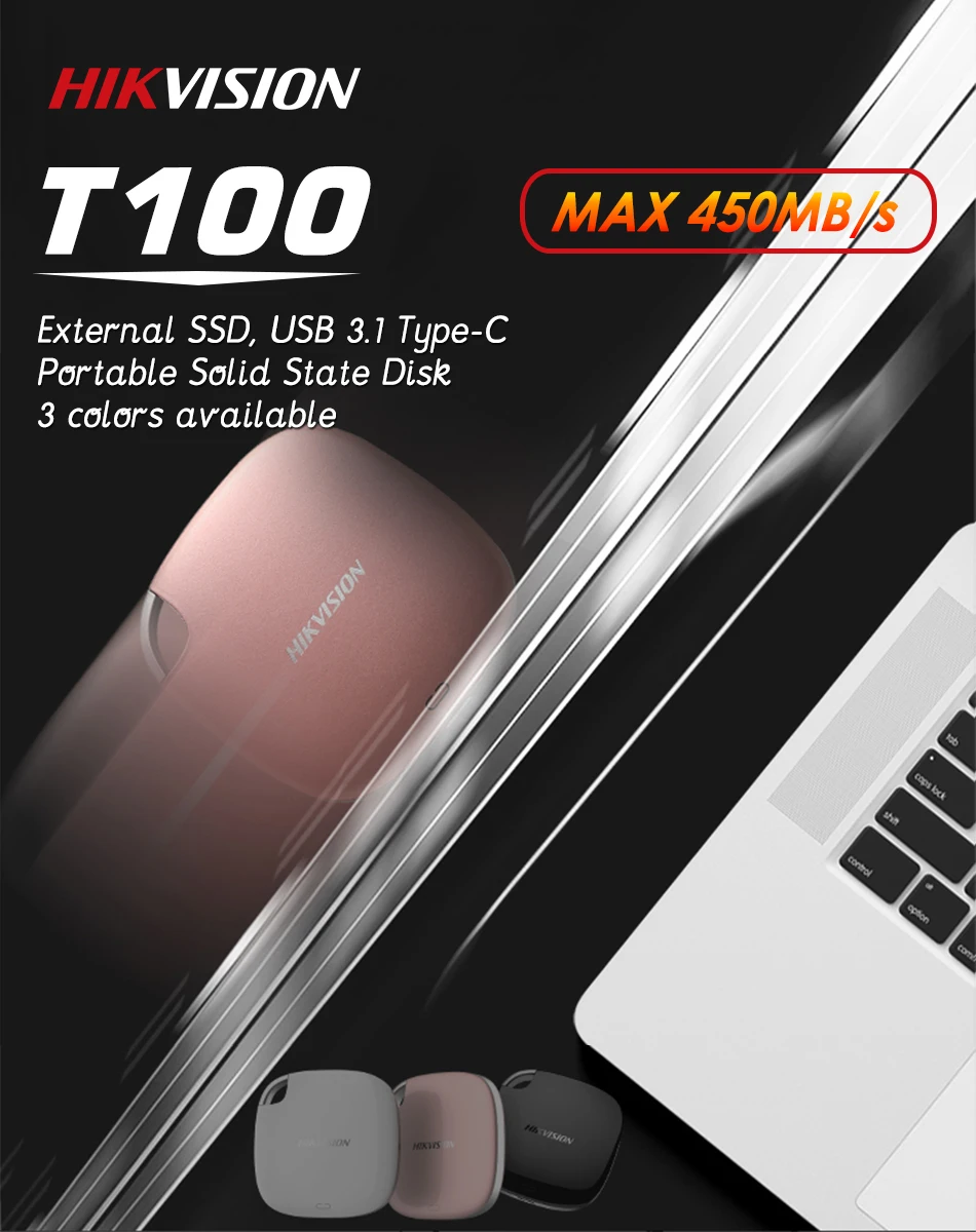  Hikvision оригинальный SSD 120 ГБ 240 внешний 960 диск 480 USB3.1 Type-C твердотельный 3 цвета