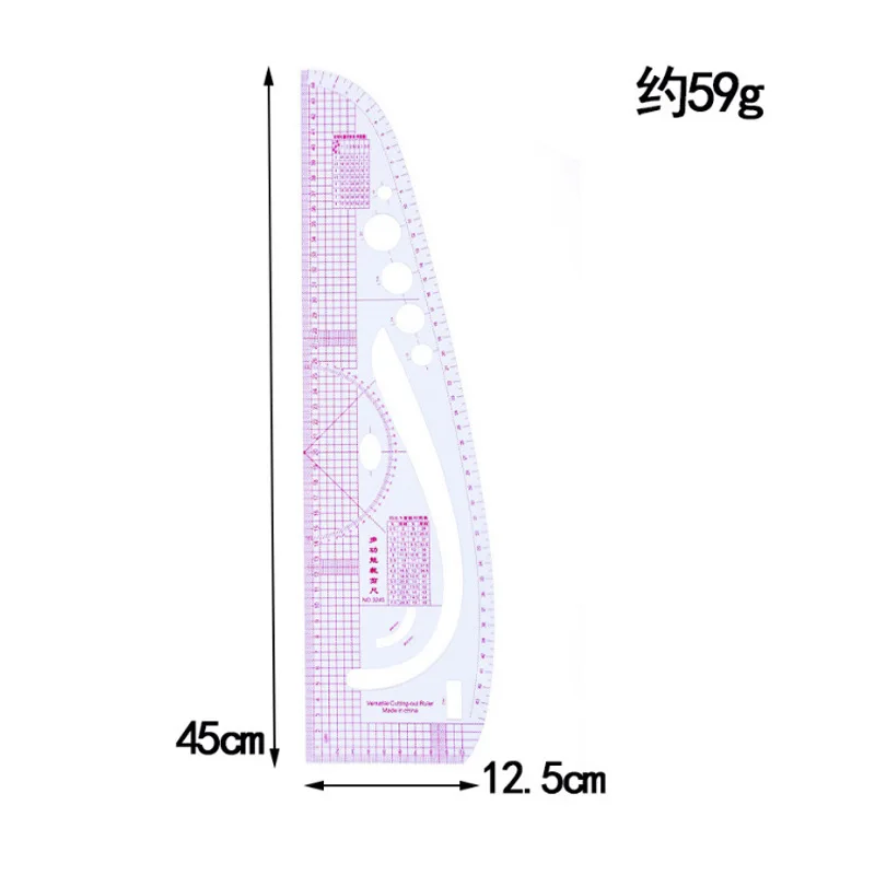 sewing ruler set plastic ruler for cloth cutting drawing tailor Sewing French Curve Ruler