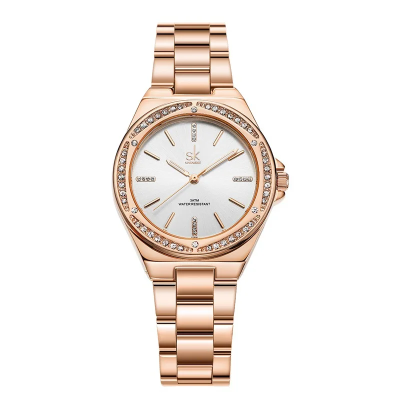SK extravagant rhinestone quartz watch from Guangzhou Watch Factory relojes hombre