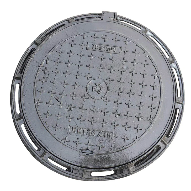 OEM&ODM En124 Rectangular Ductile Iron Manhole Cover Round Cast Iron Manhole Cover