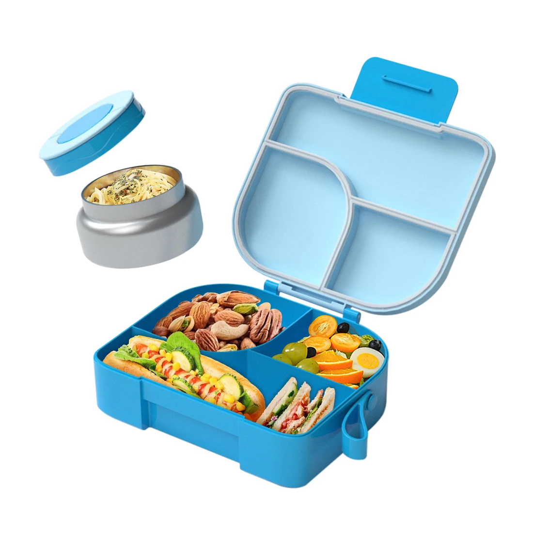 Leakproof Bento Box For Kids Cute Lunch Box 3 Compartments Large Capacity High Quality Lunch Boxes For Children