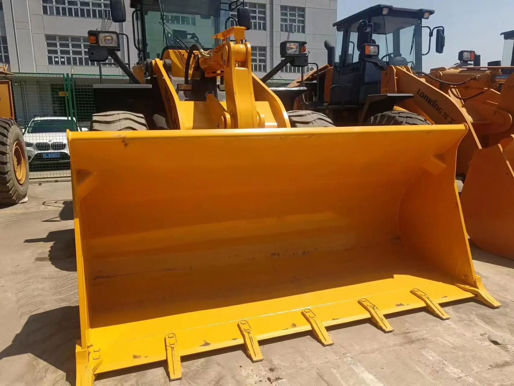 China all famous brands wheel loader factory price 5 tons SDLG LG956L front end loader for sale