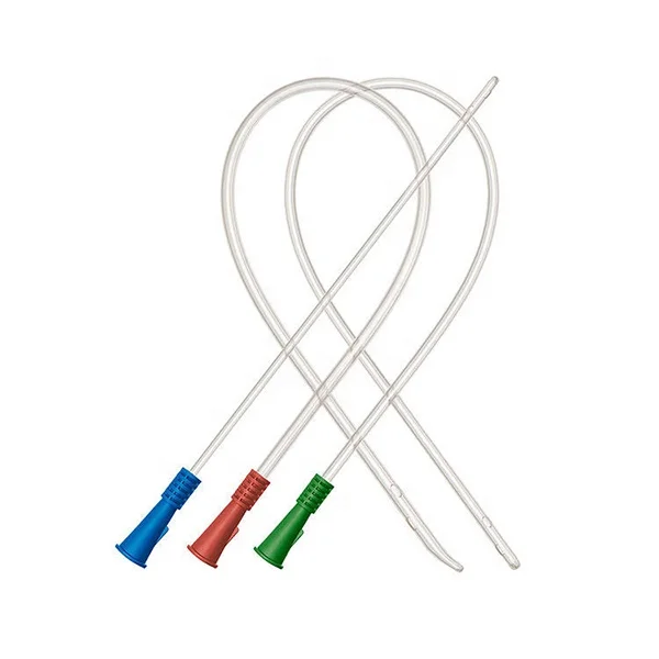 CE ISO approved Fr8- Fr24 PVC Nelaton Urinary catheters urethral tubes