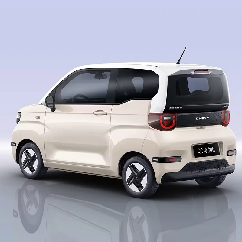 Electric mini Chery QQ Ice Cream 4-seater 20kw cheap adult mini electric car
