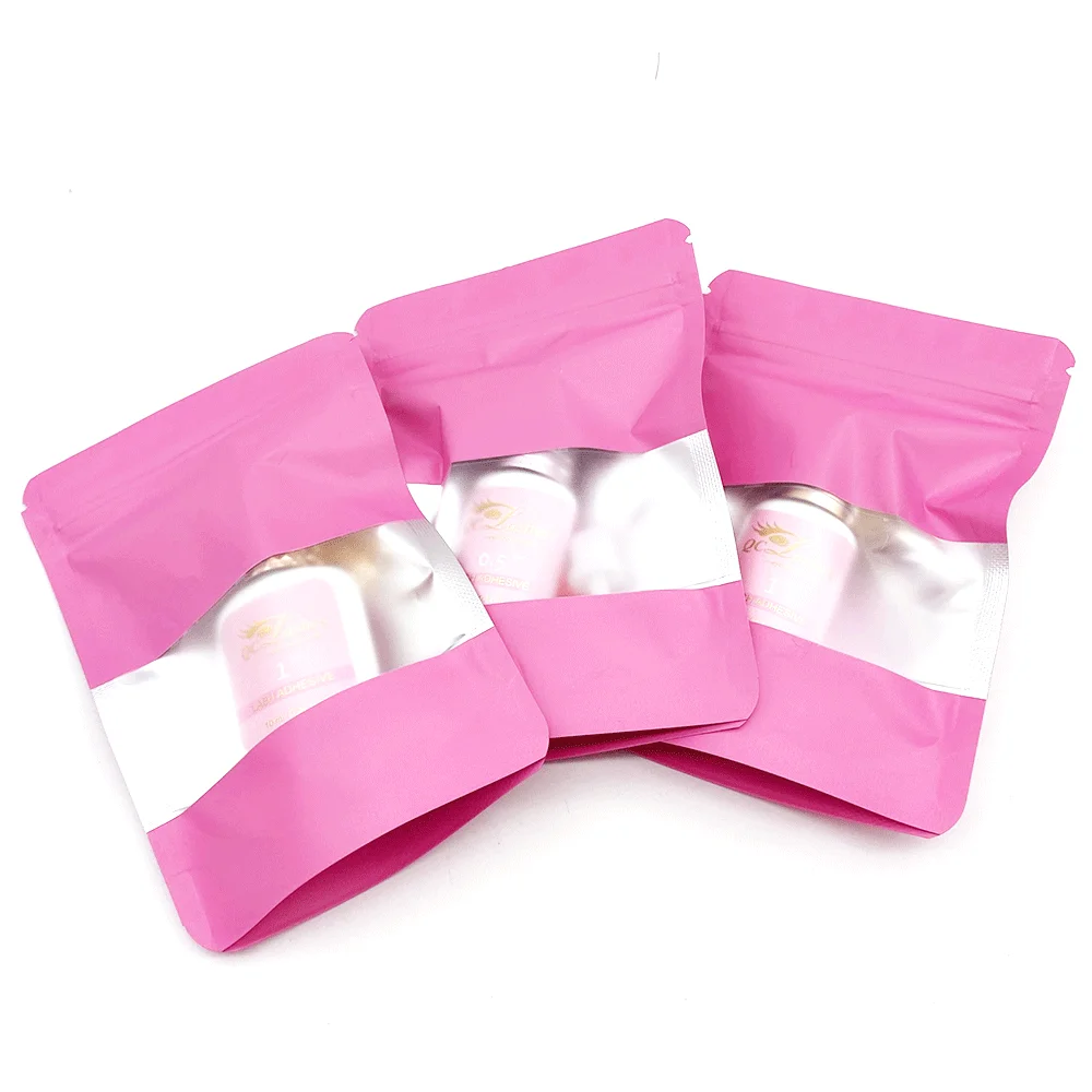 Professional 0.3 0.5 1 2s drying eyelash extension adhesive strong hold clear and black eyelash glue