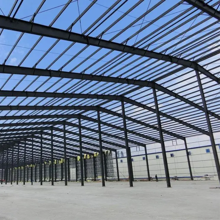 Структурная стальная рама складская