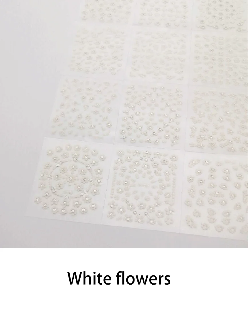 Wholesale Vendor 3d Nail Diy Hand Paint Nail Decal  Mixed Flowers Sticker Water Decals Nail Art Decals Sticker