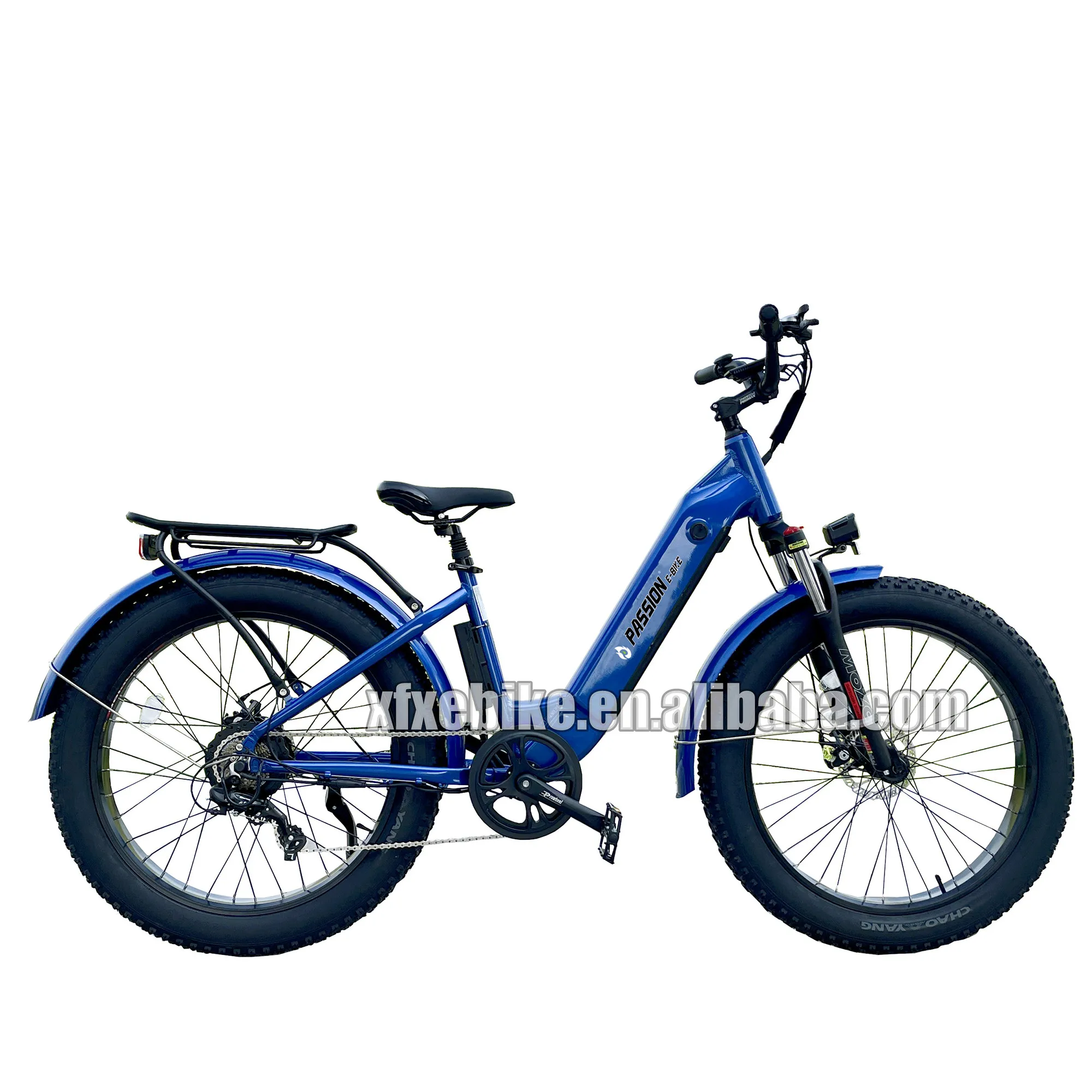 Step Through E Bike Fat Tire Electric Bikes 1000w Fast Shipping 20Ah Hidden E-bike Battery 26' Commuter City Bicycle
