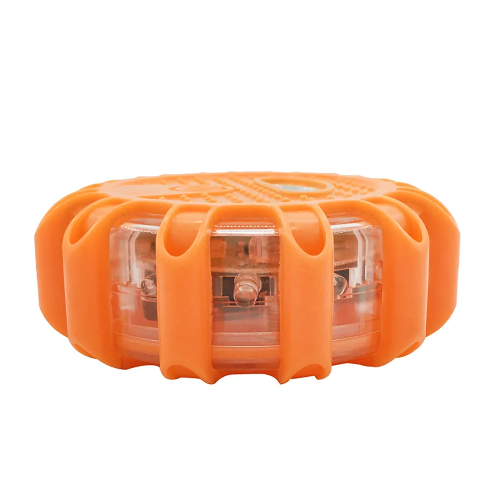
LED Warning Light Emergency Traffic Safety Road Flare Lights Beacon with Magnet Base and Hook White Red Lamp 