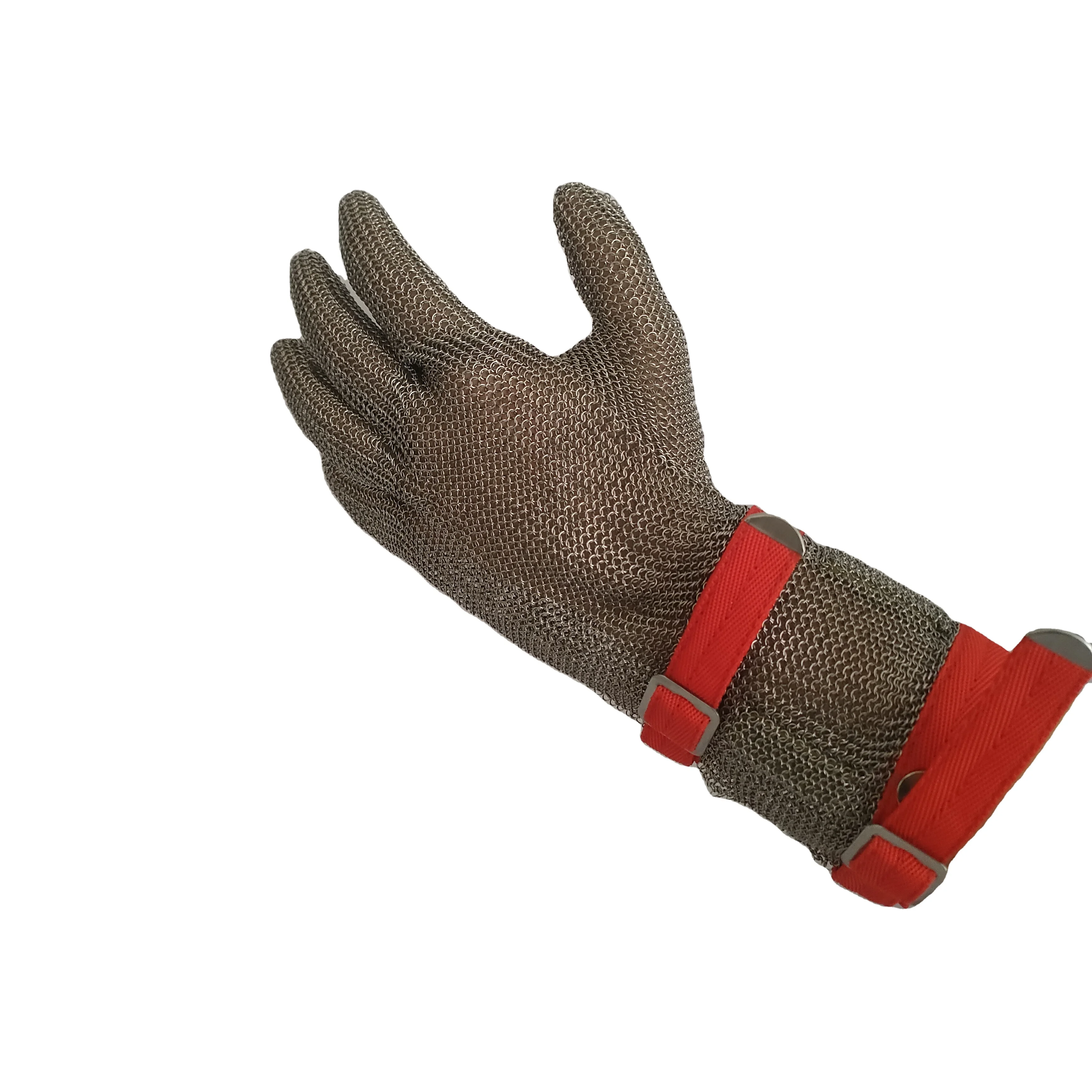 Cut Resistant Durable Rustproof Butcher Kitchen Cutting Heavy Protection Stainless Steel Mesh Metal Wire Gloves