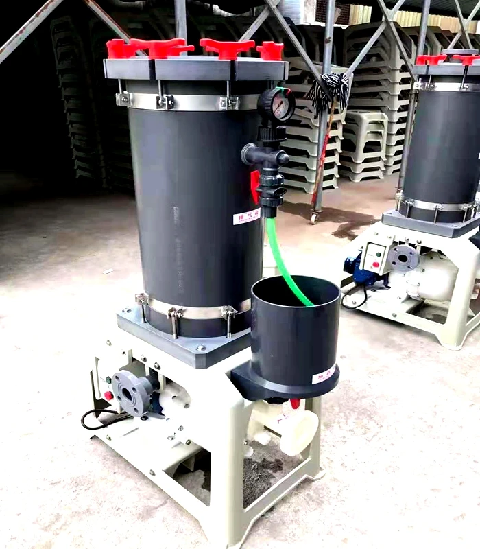 Hard chrome plating machine nickel plating filters supplier acid and alkaline resistant chemical filter unit for electroplating