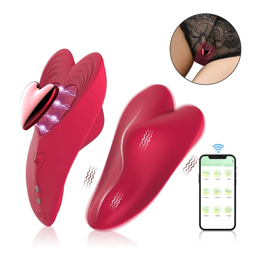 Hot Selling APP Control Wearable Women Love Egg Vibrators Rose Heart Vibrator Adult Sex Toys Product