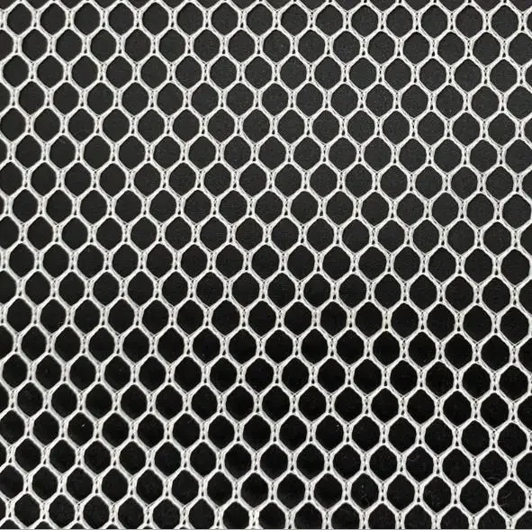 Outdoor strong polyester hex mesh fabric sold by the yard material for bag
