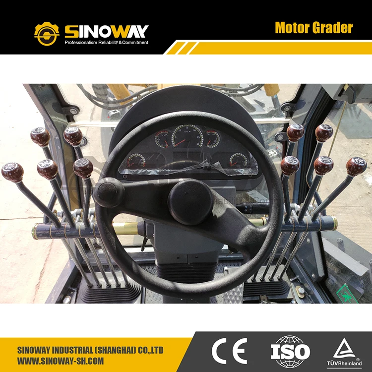 New Self-propelled articulated motor grader with front dozer and rear ripper