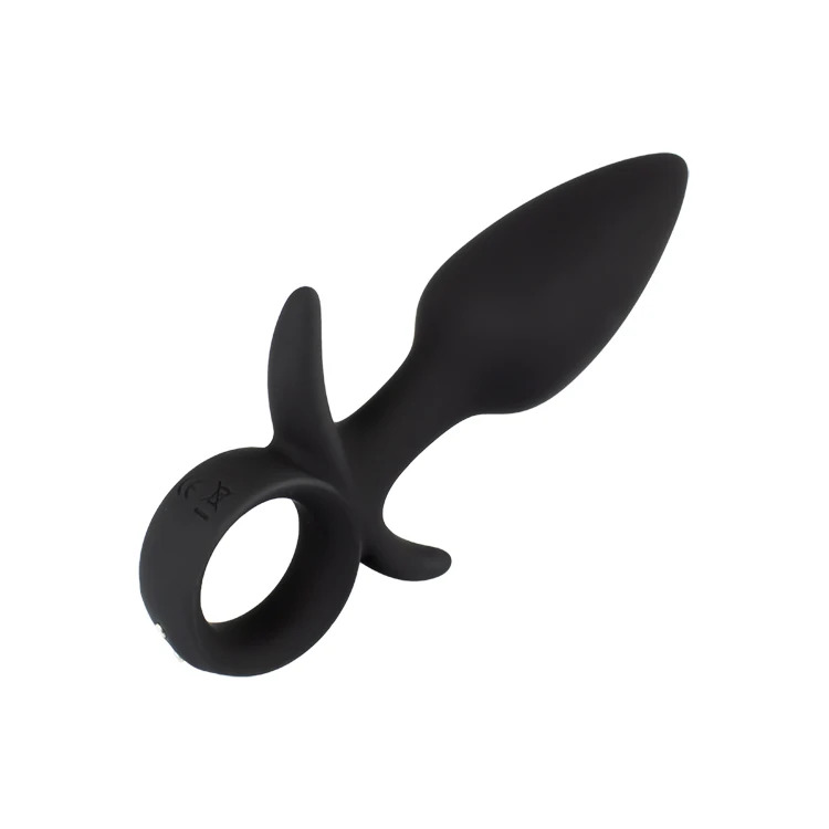 liquid Silicone Vibrating Anal Toy Safe Real anal plug Adult Sex Toy anal vibrator