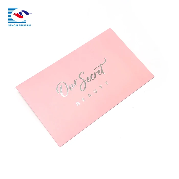 custom Printing logo pink luxury wedding paper thank you gift card for invitation business cardboard packaging envelope
