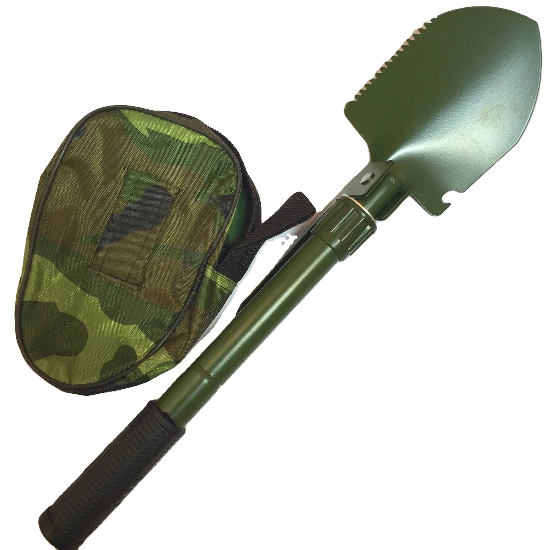Wholesale Outdoor  Folding Survival Shovel Kit Tactics Mini Shovel with Bag