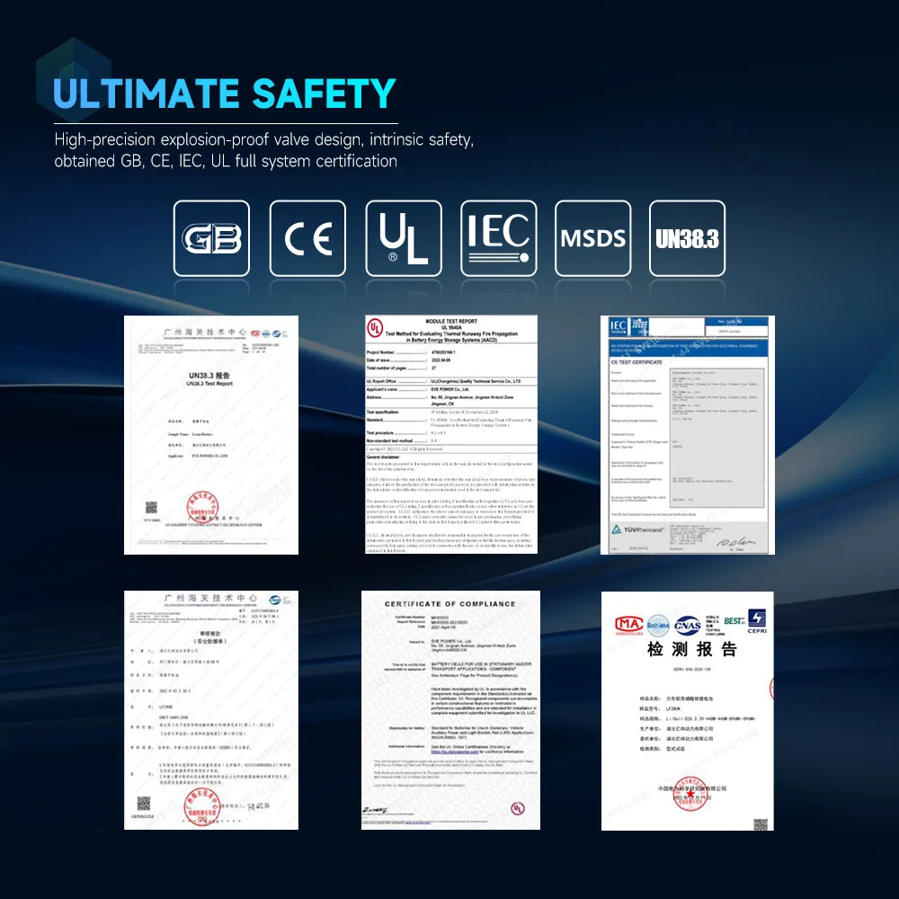 EVE MB31 314ah 3 2 В lifepo4 батарея для системы хранения энергии