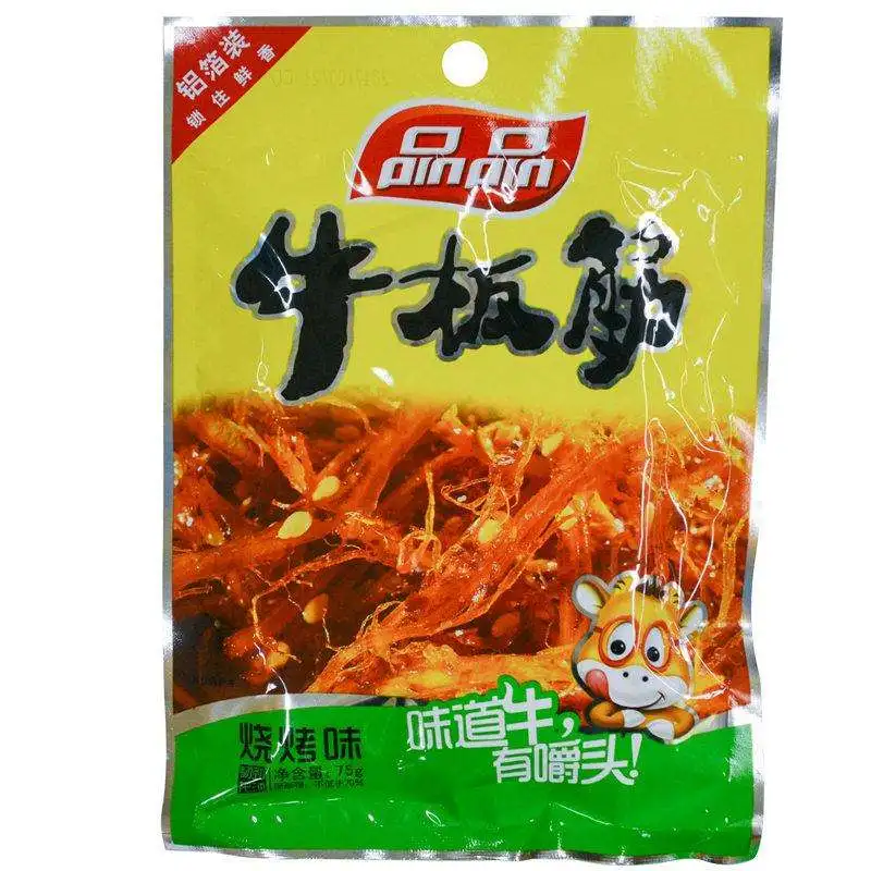 
China sichuan Cumin Beef Tendon 75g Niubanjin Snack Food Delicious Spicy Snacks China Wholesale Beef Tendon 