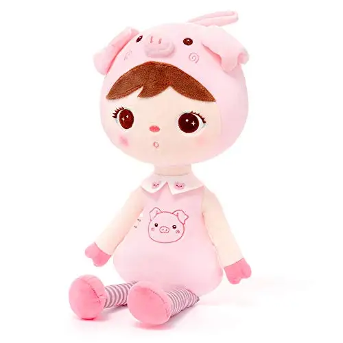 Baby Doll Girl Gifts Soft Plush Pig Dolls Pink 18 Inch