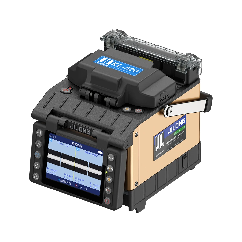 Производитель JiLong для цены по прейскуранту завода-изготовителя Ftth волоконно-оптического кабеля инструмент Устройства KL-520 сплавлением оптических волокон splicer сплавливания узлов стыковочной машины