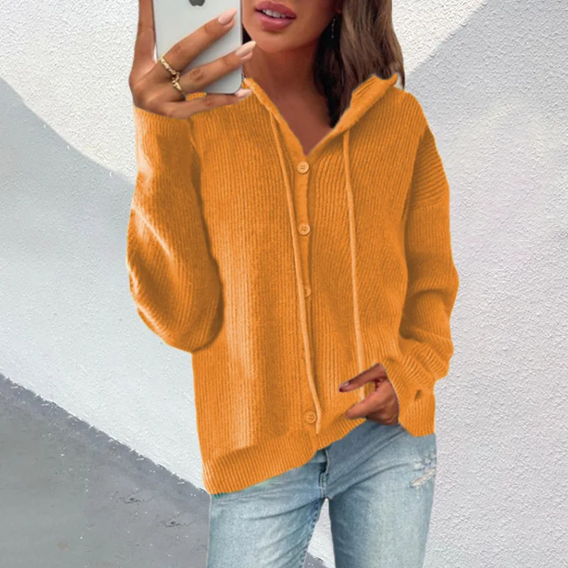 Autumn Winter Spring Wholesale Ladies Sweaters With Hoodies Korean Cardigan Hoodie Jacket And Hoodies For Women Wholesale