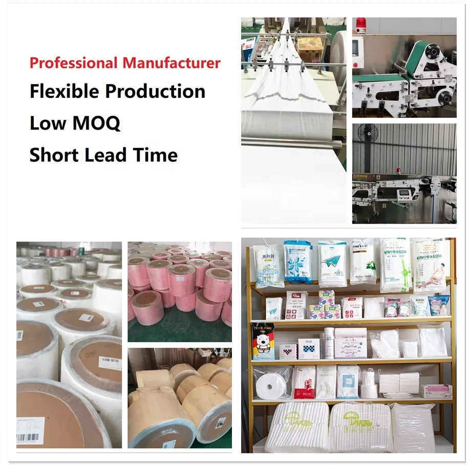 Non-woven Fabric Wood Pulp One Time Use Hygienic towel, Disposable Towel, Disposable Bath towel