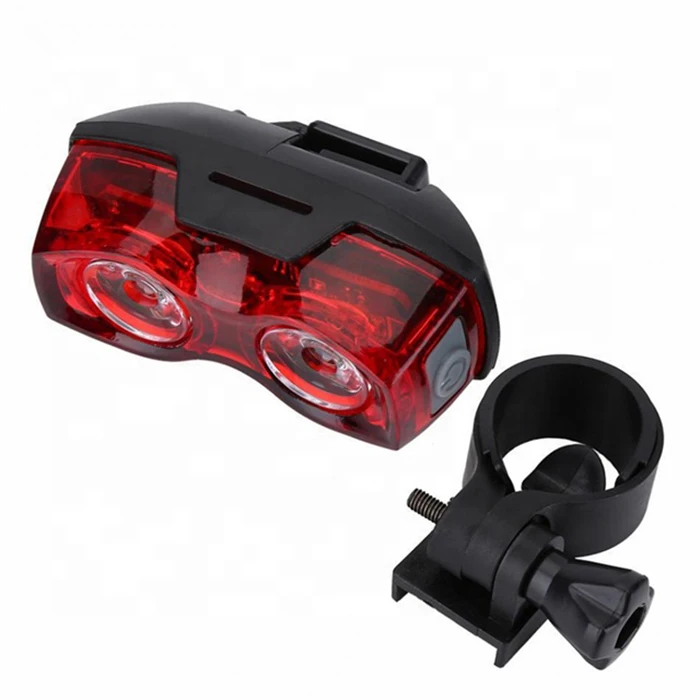 Bicycle Light 2 LED Bright Tail Lights Mountain MTB Road Mountain Bike Red Warning Taillight Cycling Back Rear Cycle Accessories