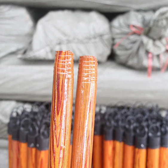 Quality and Durability Combined Wholesale PVC Coated Wooden Handle Mop Sticks Broom Handle